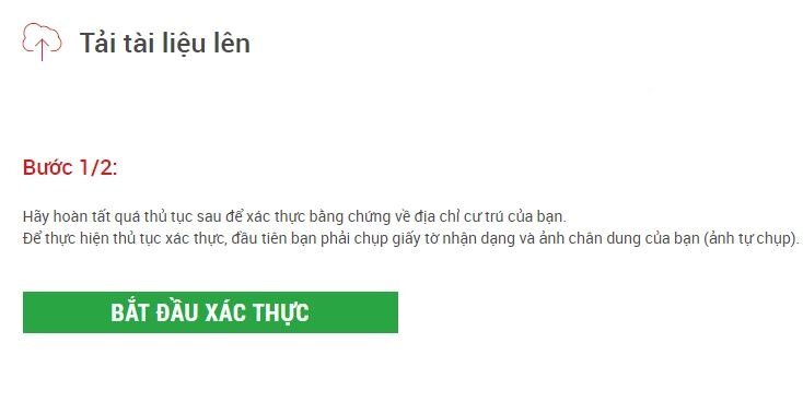 cach xac thuc tai khoan xm